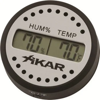 Xikar digital hygrometer round imagine 100