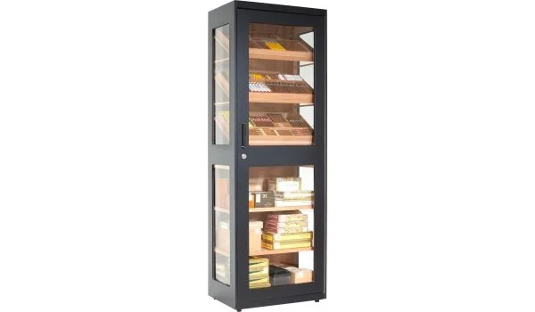 Cabinet humidor adorini Capri Deluxe negru