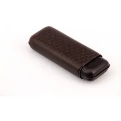 Husă din piele maro Davidoff "Enjoy" XL-2 pentru trabucuri