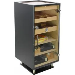 Humidor adorini Prato cu capac din sticlă - Deluxe