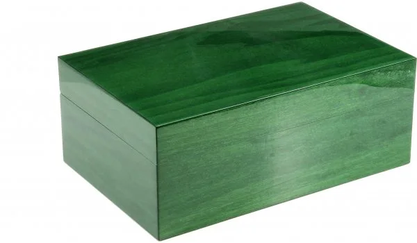 Humidor Gentili verde pentru 30 de trabucuri