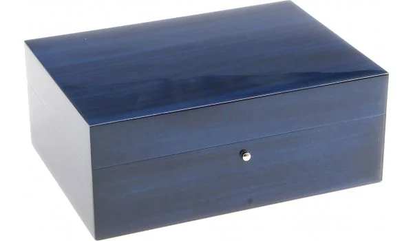 Humidor Gentili albastru pentru 20 de trabucuri