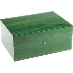 Humidor Gentili verde pentru 20 de trabucuri