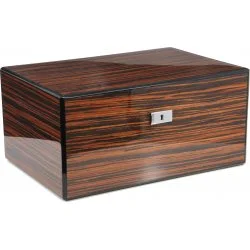 Humidor din makassar lucios Guy Janot pentru 100 de trabucuri