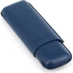 Husă albastră Martin Wess Giant pentru trabucuri Double Toro