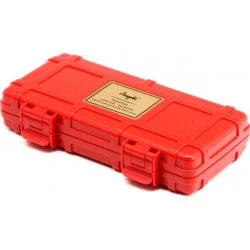 Husă triplă roșie Angelo pentru trabucuri