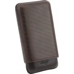 Husă maro din piele Davidoff XL-3 Enjoy pentru trabucuri