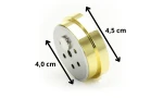 adorini Haarhygrometer klein gold imagine 3