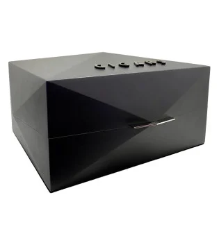 Humidor Gentili Prisma "Cigars" negru