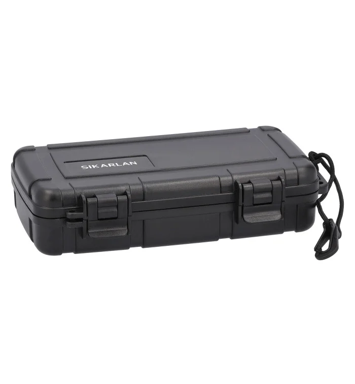 Humidor de voiaj cu burete umidificator pentru 5 trabucuri