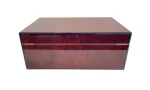 Humidor Daniel Marshall castaniu cu finisaj de nod lemnos imagine 6
