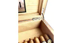 Humidor bambus negru mătuit convex 80 imagine 7