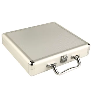 Humidor de voiaj din aluminiu