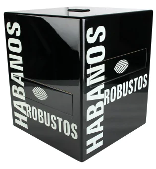 Humidor Habanos Robustos negru