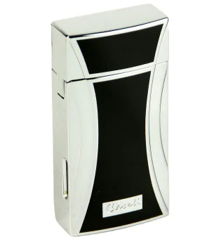 Caseti Chamonix Chamonix Jet Lighter Chrome Black imagine 2