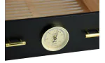 Sertar pentru adorini Humidor Chianti medium negru cu gaura pentru higrometru imagine 7