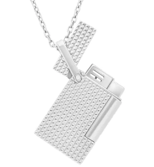 Colier cu brichetă S.T. Dupont argintiu K27066CH