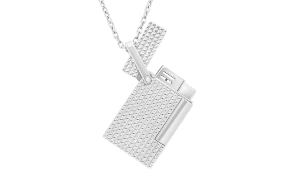 Colier cu brichetă S.T. Dupont argintiu K27066CH