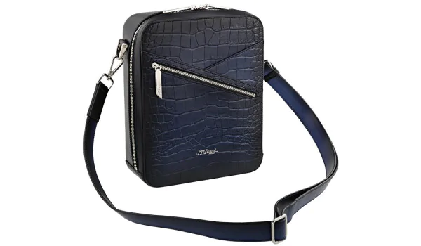 S.T. Dupont Le Grand Atelier Le Grand Atelier Cigar Crossbody Bag Albastru 141353