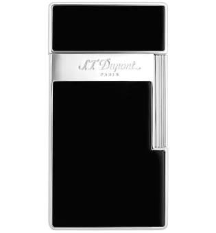 Brichetă S.T. Dupont Biggy lac negru și crom 025001