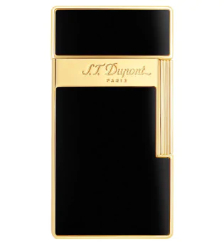 Brichetă S.T. Dupont Biggy lac negru și auriu 025002