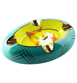 Scrumieră Siglo Cat galben/verde