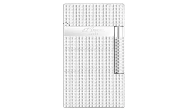 Brichetă S.T. Dupont Le Grand Cling, paladiu, model cu romburi C23011