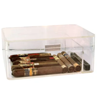 Humidor acrilic transparent