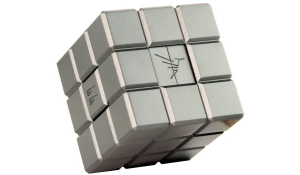 Brichetă cu jet de masă Colibri Heritage Cube, gri antracit