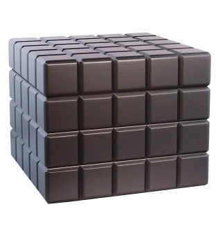 Humidor Colibri Heritage Cube gri antracit