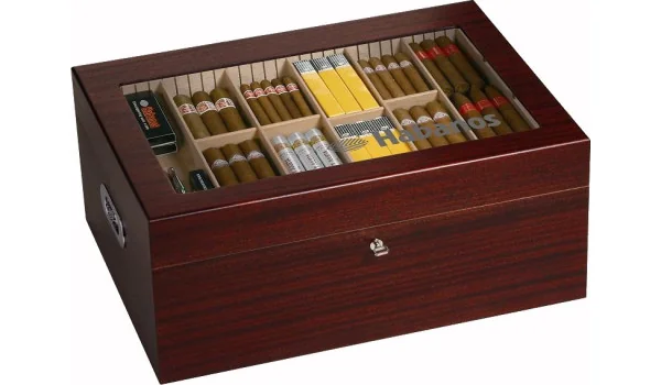 Humidor Habanos Gastronomy cu furnir de mahon