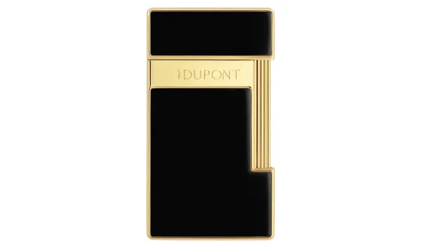 S.T. Dupont Slimmy Brichetă Black Lacquer Gold 028222