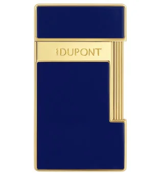 Brichetă S.T. Dupont Slimmy albastră cu lac auriu 028225