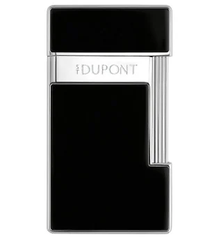 Brichetă S.T. Dupont Slimmy lac negru cu crom 028001