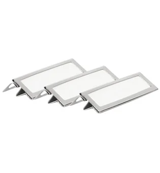 Cleme metalice argintii adorini pentru etichete, pachet de 3 bucăți
