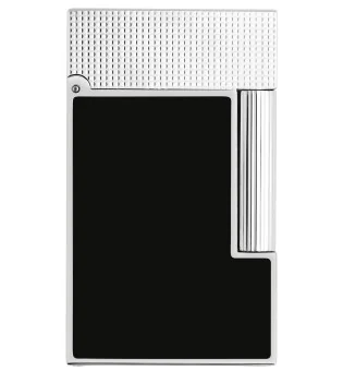 Brichetă S.T. Dupont Ligne 2 negru mat cu paladiu C16602