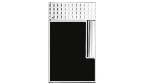 Brichetă S.T. Dupont Ligne 2 negru mat cu paladiu C16602