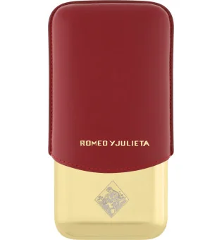 Husă S.T. Dupont Romeo y Julieta pentru trabucuri, roșu cu auriu 183350