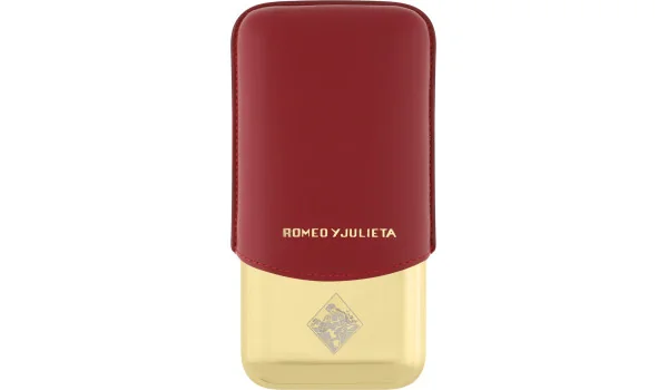 Husă S.T. Dupont Romeo y Julieta pentru trabucuri, roșu cu auriu 183350