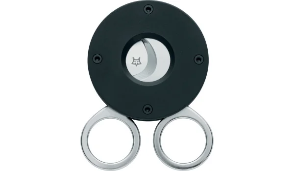 Foarfecă Fox The Circle pentru trabucuri, aluminiu negru 743 B