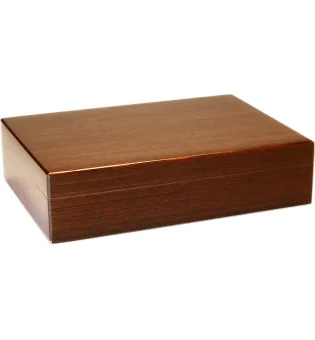 Humidor wenge Guy Janot maro foarte lucios pentru 20 de trabucuri