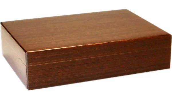 Humidor wenge Guy Janot maro foarte lucios pentru 20 de trabucuri