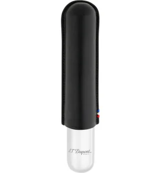 Husă S.T. Dupont negru/crom pentru 1 trabuc 183160