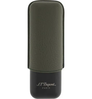 Husă S.T. Dupont pentru 2 trabucuri, kaki cu negru mat 183249