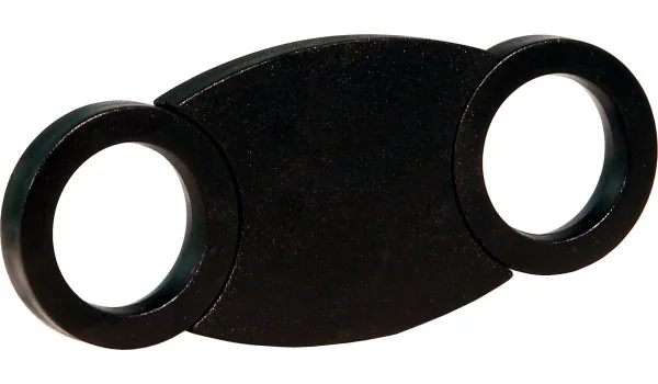 Tăietor negru din plastic cu opritor
