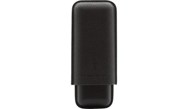 Husă neagră Les Fines Lames pentru două trabucuri