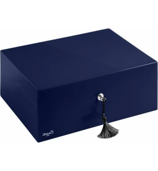 Humidor Caseti Paris albastru închis