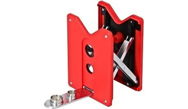 Perforator Caseti roșu cu suport pentru trabuc