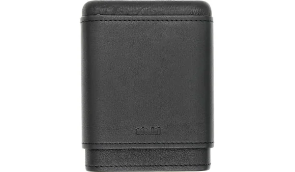 Port-trabuc din piele negru pentru 3-5 trabucuri Adorini