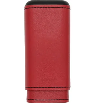 Husă din piele naturală adorini Magma Red pentru 2-3 trabucuri